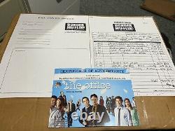 The Office Kevin Malones Fax Sheet & PO With COA Screen Used Prop Michael Scott