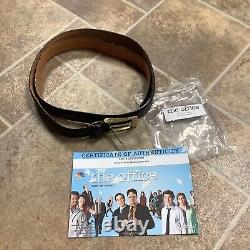 The Office Kevin's Screen Used Italian Leather Belt TV Show Prop COA