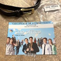 The Office Kevin's Screen Used Italian Leather Belt TV Show Prop COA