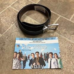 The Office Michael Scott Screen Used Leather Belt TV Show Prop COA