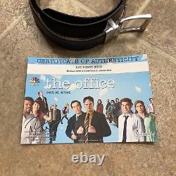 The Office Michael Scott Screen Used Leather Belt TV Show Prop COA