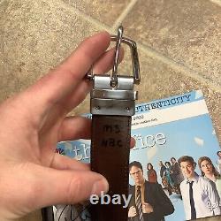 The Office Michael Scott Screen Used Leather Belt TV Show Prop COA