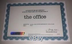 The Office Screen Used Michael Scott Final Episode Employee List Prop COA