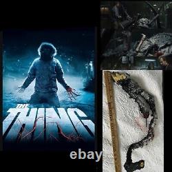 The Thing (2011) Prop Screen used Creature Alien Frozen Burnt Production Piece