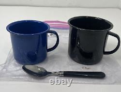 The Walking Dead Screen Used Rick & Michonne Cooking Supplies / Coffee Cups