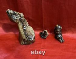 True Detective Screen Used Prop Carved Wood Figures! Rare