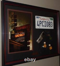 Vacancy framed shadow box display screen used props rare Kate Beckinsale