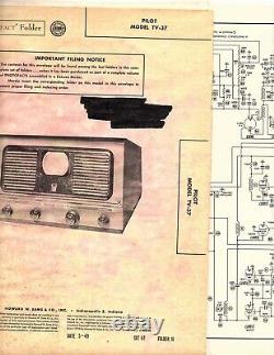 Vintage 1948 Pilot Radio TV-37 3 Inch Screen Television