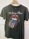 Vintage 80s Rare Original Rolling Stones 1981 Tour T Shirt Screen Stars