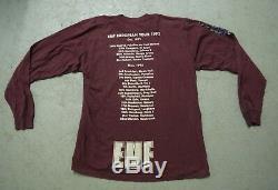 Vintage EMF 1992 European Tour Concert T-shirt Long Sleeves Rare XL Screen Stars