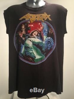 Vintage Original ANTHRAX Concert Tour Shirt 1985 Thrash Metal XL USA Screen Star