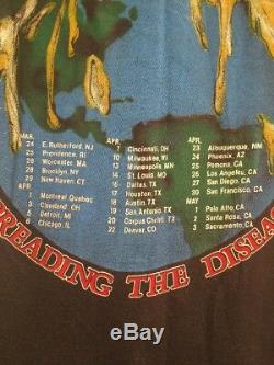 Vintage Original ANTHRAX Concert Tour Shirt 1985 Thrash Metal XL USA Screen Star