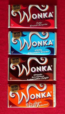 Wonka Bar Screen Used Props Chilly Crème Whipple Scrumptious Nutty Crunch Triple