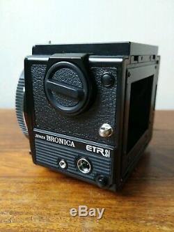 Zenza Bronica ETRSi 6x4.5 Body Camera + 135W Screen + Cap + Original Strap EXC